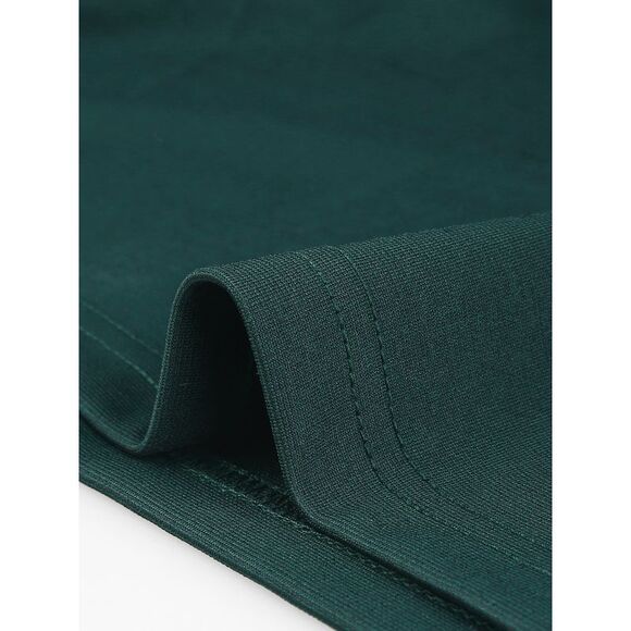 Plus Size Office 50s 60s Vintage Pencil Bodycon Wear to Work Dresses Dark Green - Picture 5 of 6